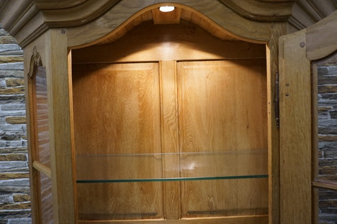 WITRYNA DĘBOWA LITY DĄB NATURALNA PODŚWIETLANA...