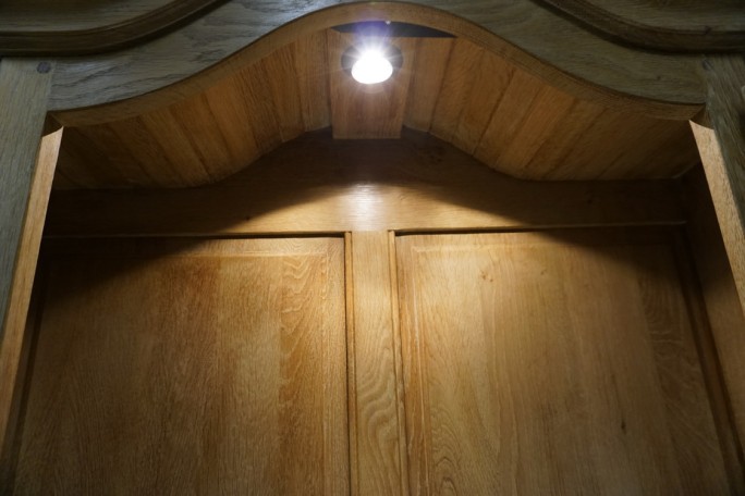 WITRYNA DĘBOWA LITY DĄB NATURALNA PODŚWIETLANA...