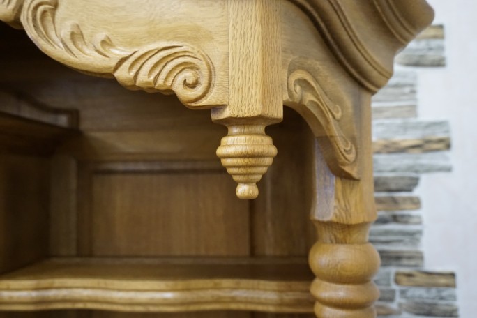 WITRYNA KREDENS DĘBOWY LITY DĄB WYJĄTKOWY SZER....