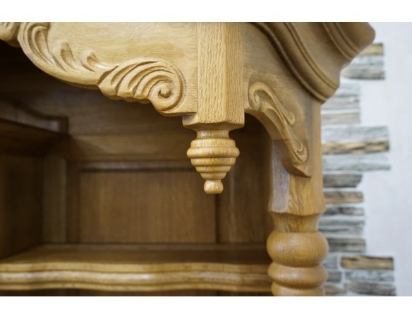 WITRYNA KREDENS DĘBOWY LITY DĄB WYJĄTKOWY SZER. 138 CM