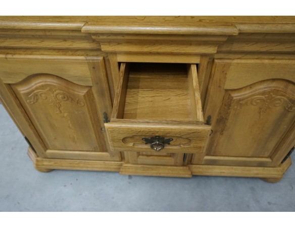 WITRYNA KREDENS DĘBOWY LITY DĄB WYJĄTKOWY SZER. 138 CM