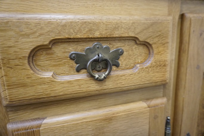 WITRYNA KREDENS DĘBOWY LITY DĄB WYJĄTKOWY SZER....