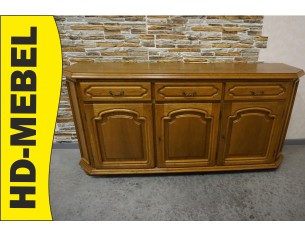 KOMODA DĘBOWA 3 DRZWIOWA SZER. 170 CM