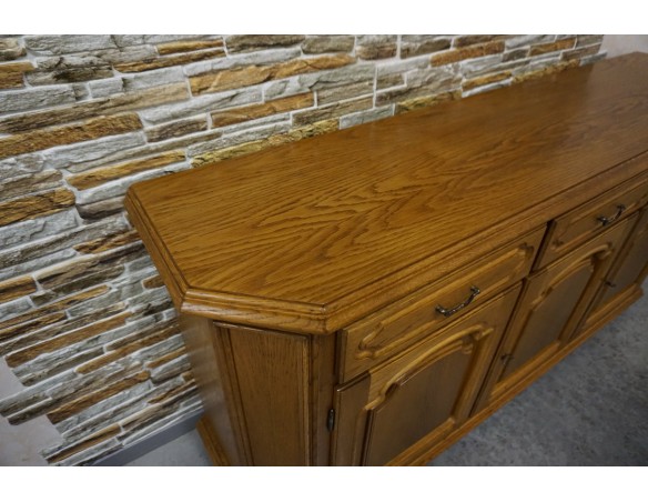 KOMODA DĘBOWA 3 DRZWIOWA SZER. 170 CM