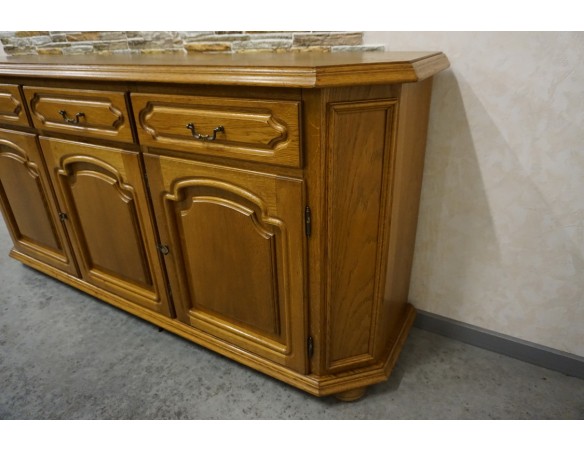 KOMODA DĘBOWA 3 DRZWIOWA SZER. 170 CM