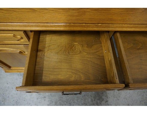 KOMODA DĘBOWA 3 DRZWIOWA SZER. 170 CM