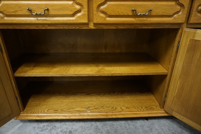 KOMODA DĘBOWA 3 DRZWIOWA SZER. 170 CM