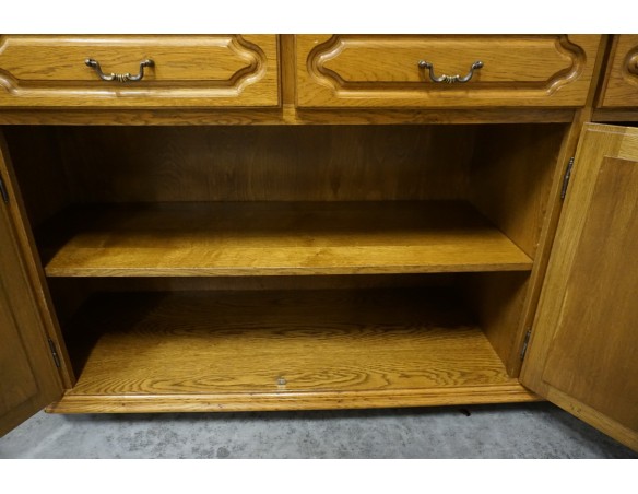 KOMODA DĘBOWA 3 DRZWIOWA SZER. 170 CM