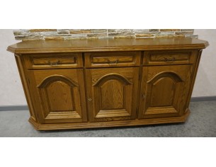 KOMODA DĘBOWA 3 DRZWIOWA SZER. 170 CM 2