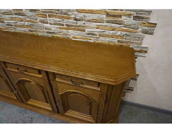 KOMODA DĘBOWA 3 DRZWIOWA SZER. 170 CM