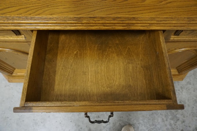 KOMODA DĘBOWA 3 DRZWIOWA SZER. 170 CM