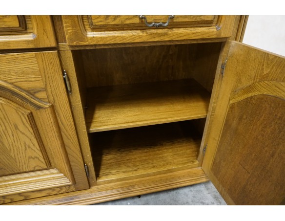 KOMODA DĘBOWA 3 DRZWIOWA SZER. 170 CM