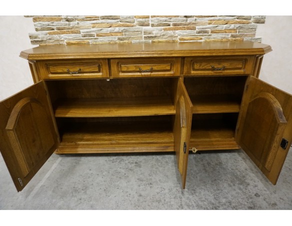 KOMODA DĘBOWA 3 DRZWIOWA SZER. 170 CM