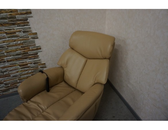 FOTEL SKÓRA NATURALNA ELEKTRYCZNY NA PILOTA BEZPRZEWODOWY