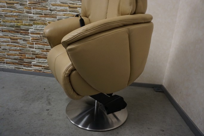 FOTEL SKÓRA NATURALNA ELEKTRYCZNY NA PILOTA...