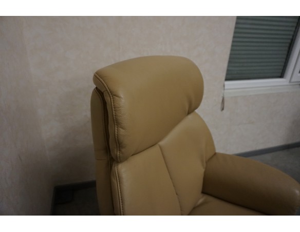 FOTEL SKÓRA NATURALNA ELEKTRYCZNY NA PILOTA BEZPRZEWODOWY