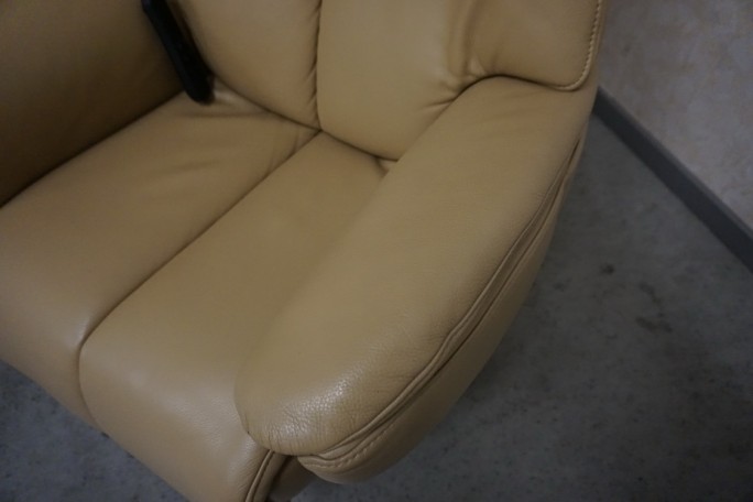 FOTEL SKÓRA NATURALNA ELEKTRYCZNY NA PILOTA...