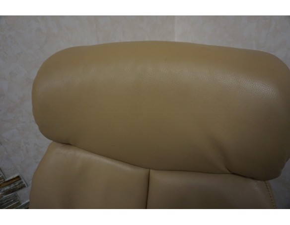 FOTEL SKÓRA NATURALNA ELEKTRYCZNY NA PILOTA BEZPRZEWODOWY