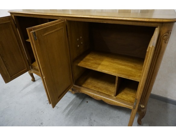 KOMODA DĘBOWA W STYLU CHIPPENDALE 4 DRZWIOWA SZER. 162 CM