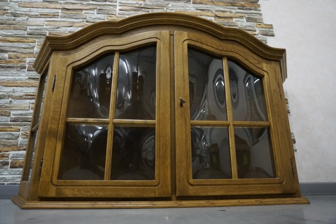 WITRYNKA DĘBOWA 2 DRZWIOWA SZER. 136 CM