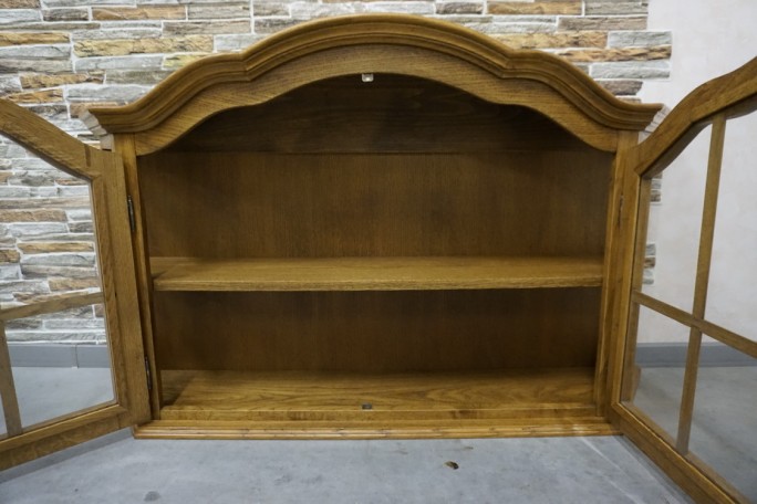 WITRYNKA DĘBOWA 2 DRZWIOWA SZER. 136 CM