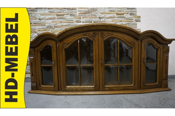 WITRYNA WISZĄCA DĘBOWA 2 DRZWIOWA SZER. 175 CM