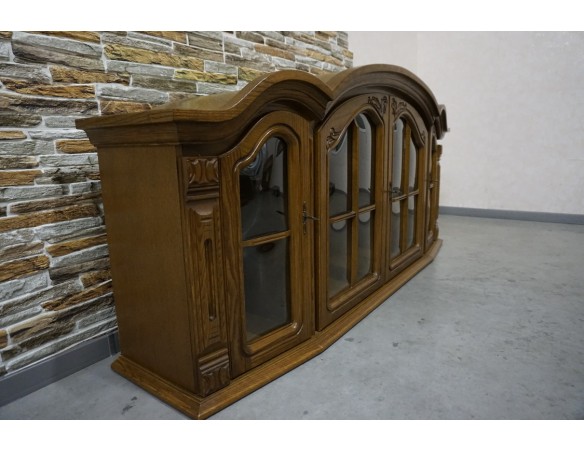 WITRYNA WISZĄCA DĘBOWA 2 DRZWIOWA SZER. 175 CM