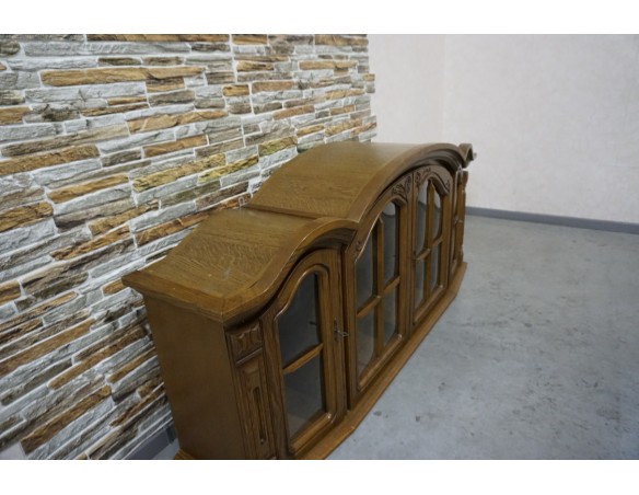 WITRYNA WISZĄCA DĘBOWA 2 DRZWIOWA SZER. 175 CM