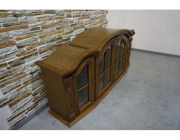 WITRYNA WISZĄCA DĘBOWA 2 DRZWIOWA SZER. 175 CM