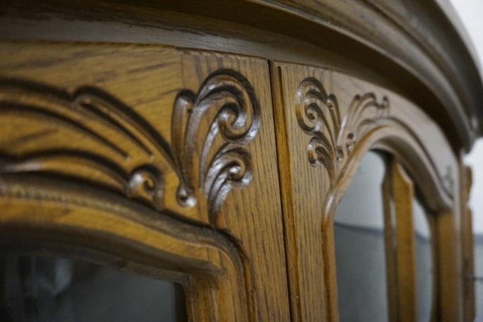 WITRYNA WISZĄCA DĘBOWA 2 DRZWIOWA SZER. 175 CM