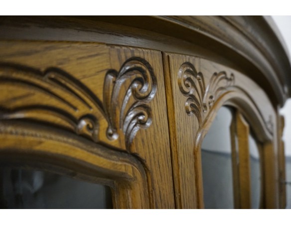 WITRYNA WISZĄCA DĘBOWA 2 DRZWIOWA SZER. 175 CM