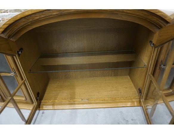 WITRYNA WISZĄCA DĘBOWA 2 DRZWIOWA SZER. 175 CM