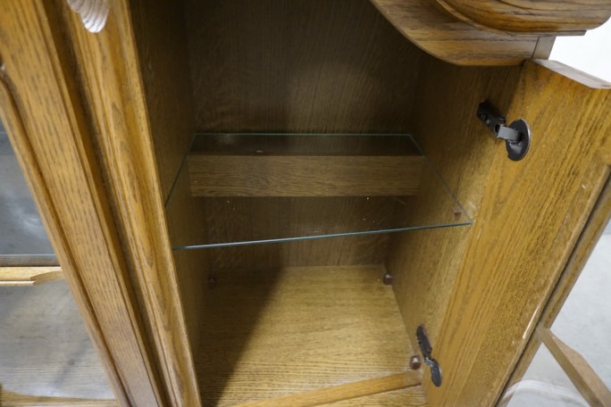 WITRYNA WISZĄCA DĘBOWA 2 DRZWIOWA SZER. 175 CM