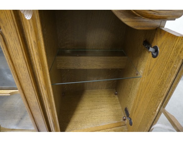 WITRYNA WISZĄCA DĘBOWA 2 DRZWIOWA SZER. 175 CM