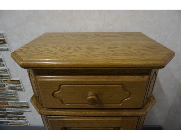 KOMODA KOMÓDKA DĘBOWA MAŁA SZER. 52 CM