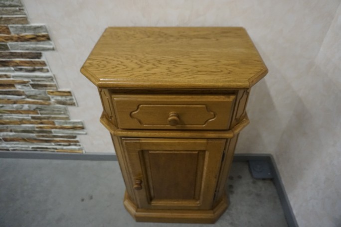 KOMODA KOMÓDKA DĘBOWA MAŁA SZER. 52 CM