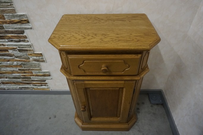 KOMODA KOMÓDKA DĘBOWA MAŁA SZER. 52 CM