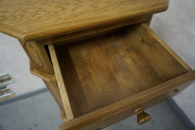 KOMODA KOMÓDKA DĘBOWA MAŁA SZER. 52 CM