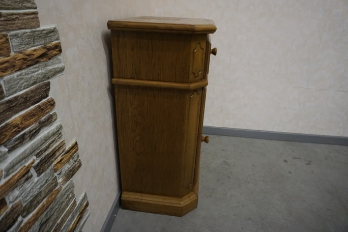 KOMODA KOMÓDKA DĘBOWA MAŁA SZER. 52 CM