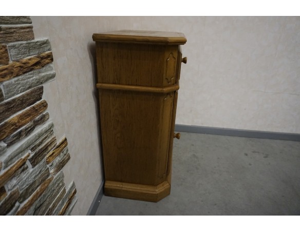 KOMODA KOMÓDKA DĘBOWA MAŁA SZER. 52 CM