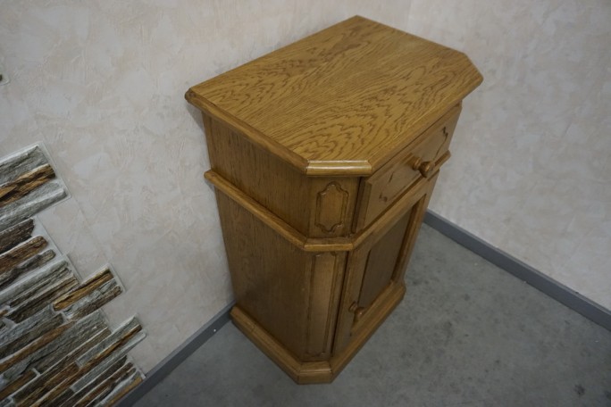 KOMODA KOMÓDKA DĘBOWA MAŁA SZER. 52 CM