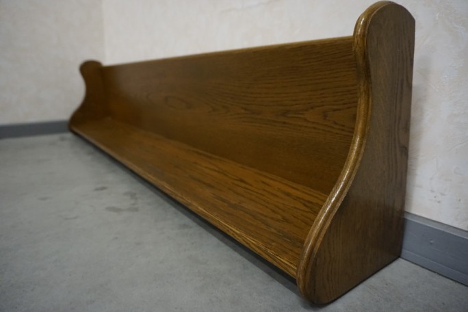 PÓŁKA DĘBOWA DŁUGA SZER. 135 CM