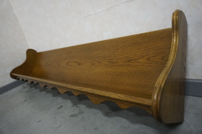 PÓŁKA DĘBOWA DŁUGA SZER. 135 CM