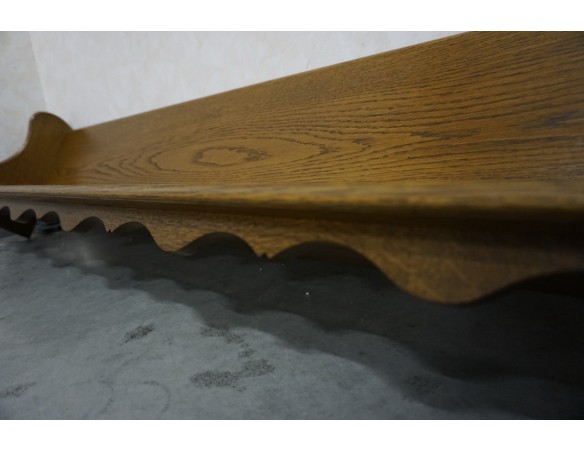 PÓŁKA DĘBOWA DŁUGA SZER. 135 CM