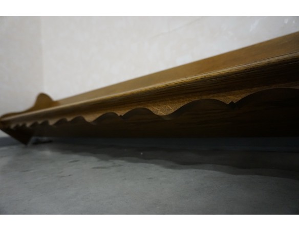 PÓŁKA DĘBOWA DŁUGA SZER. 135 CM