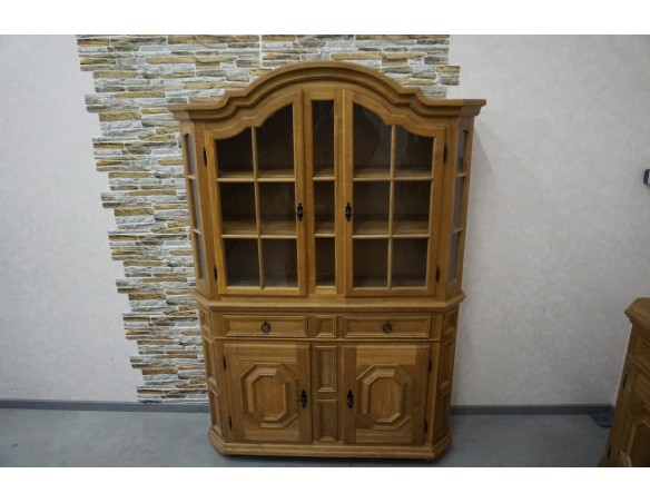 WITRYNA Z KOMODĄ LITY DĄB SZER. 134 CM