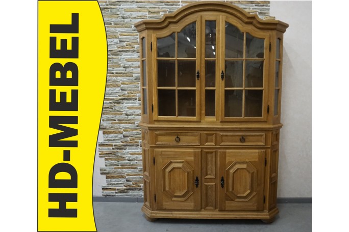 WITRYNA Z KOMODĄ LITY DĄB SZER. 134 CM