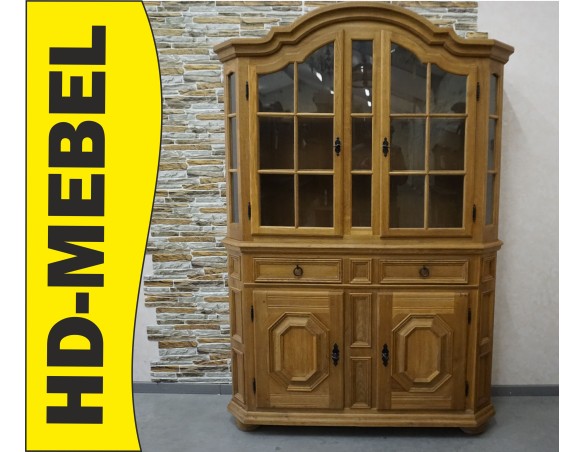 WITRYNA Z KOMODĄ LITY DĄB SZER. 134 CM