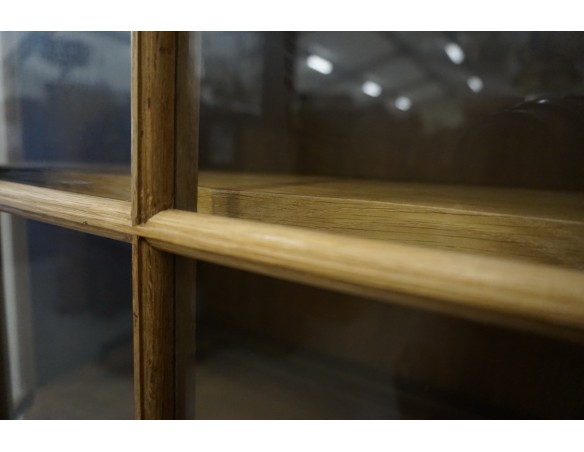 WITRYNA Z KOMODĄ LITY DĄB SZER. 134 CM