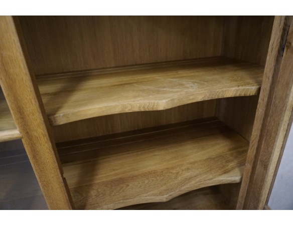 WITRYNA Z KOMODĄ LITY DĄB SZER. 134 CM